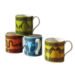 *RARE Jonathan Adler Carnaby Greek Mug Set